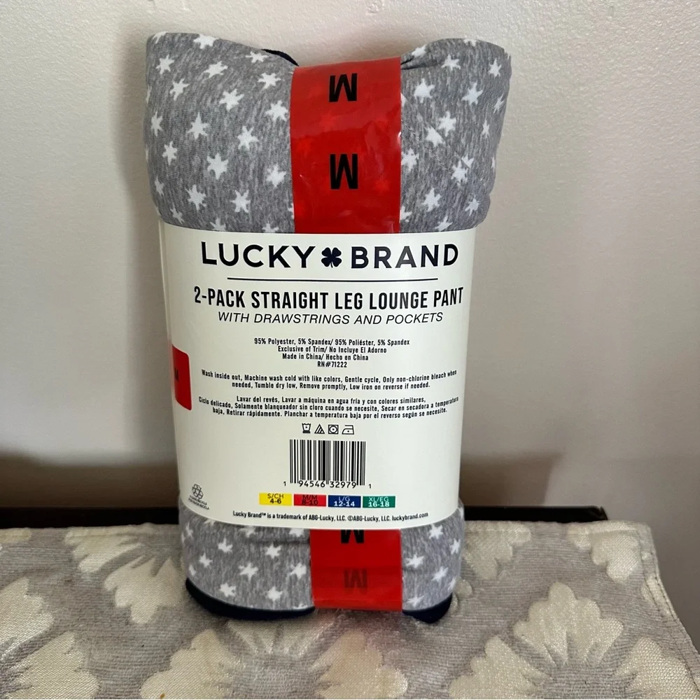 Women’s Lucky Brand Lounge PJ Pants 2-pack NWT